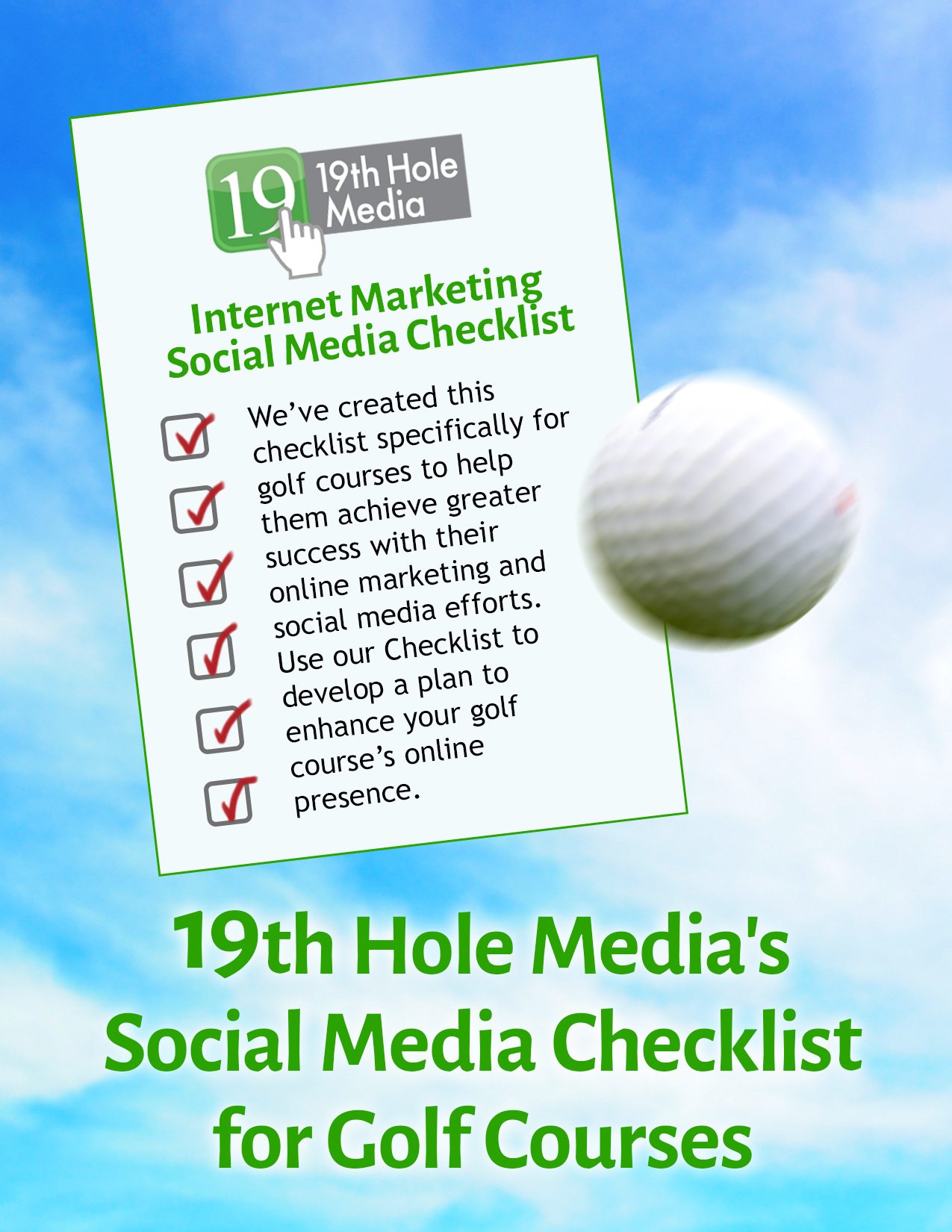 Social Media Checklist for Golf Courses